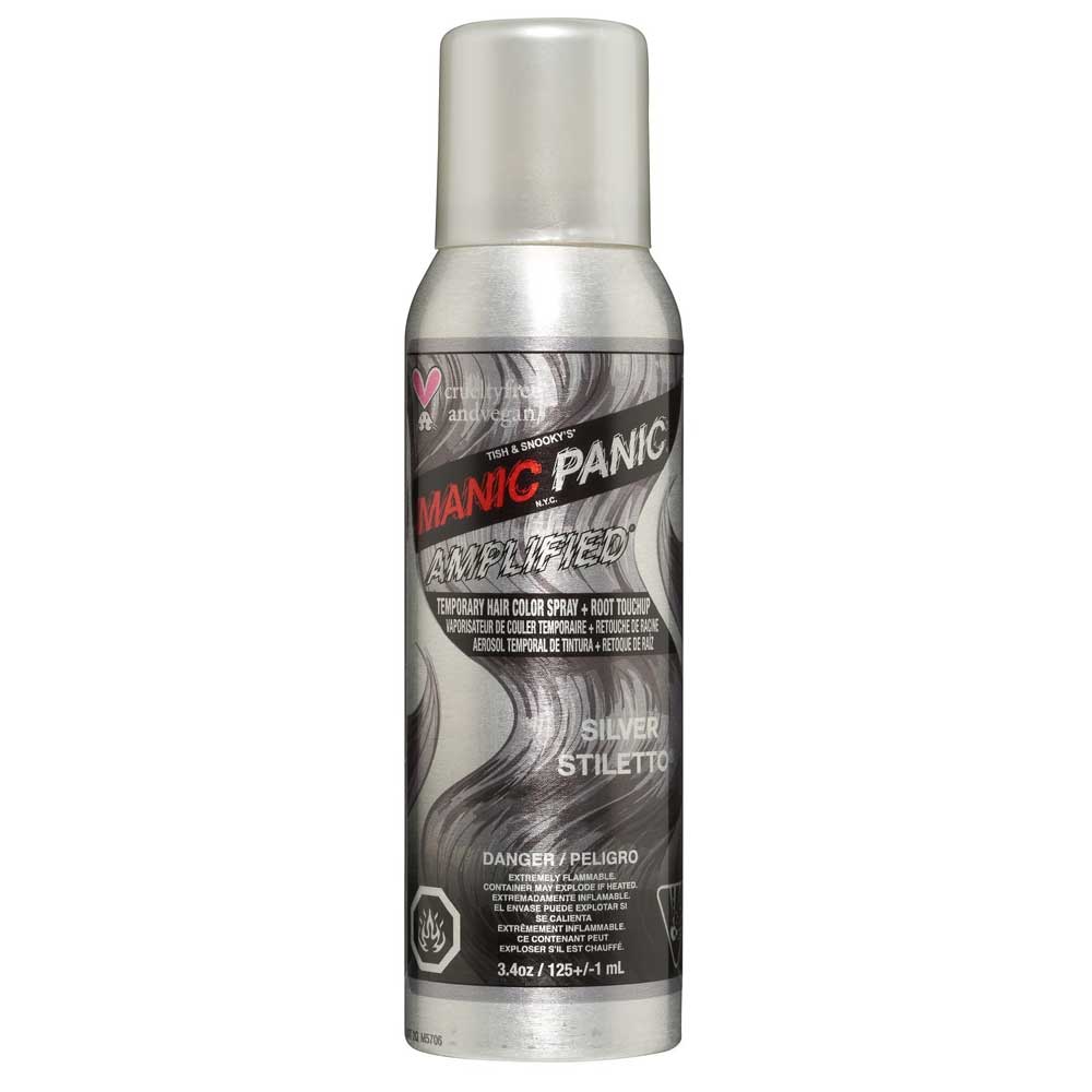 Manic Panic Manic Panic Hair spray Silver Stilleto Amplified Silver col
